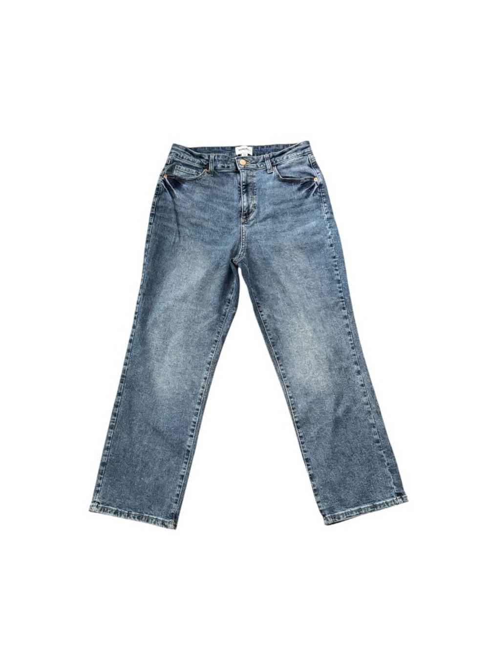 Sonoma Women’s Ankle Crop Straight-Leg Jeans in Light Blue Wash